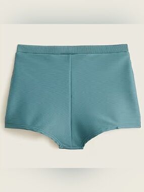 J.Crew Ribbed Mini Swim Short in Alhambra Green | XXL | NWT